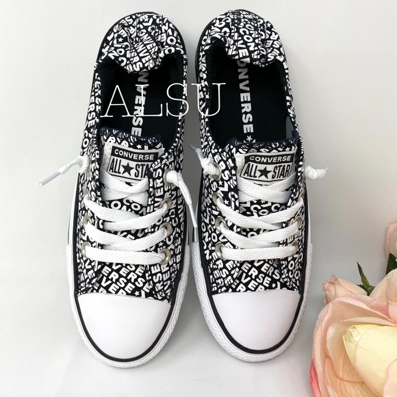 BLACK FRIDAY 🔥 Converse Ctas Shoreline Slip Canvas Black/Women's Logo 565544F - Picture 4 of 8